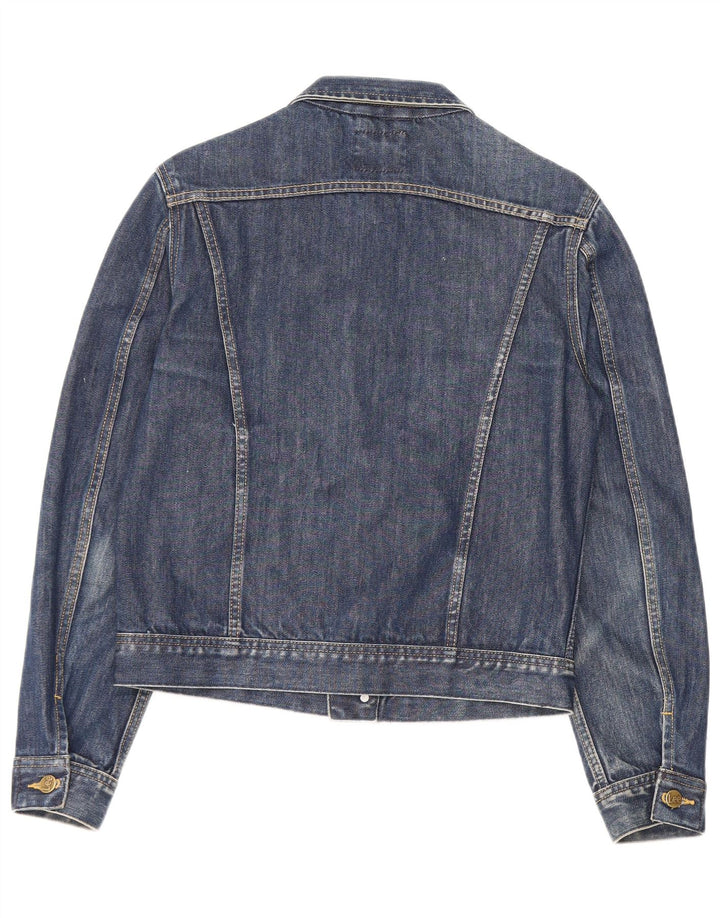 Giacca di jeans da donna Lee UK 14 grande cotone blu