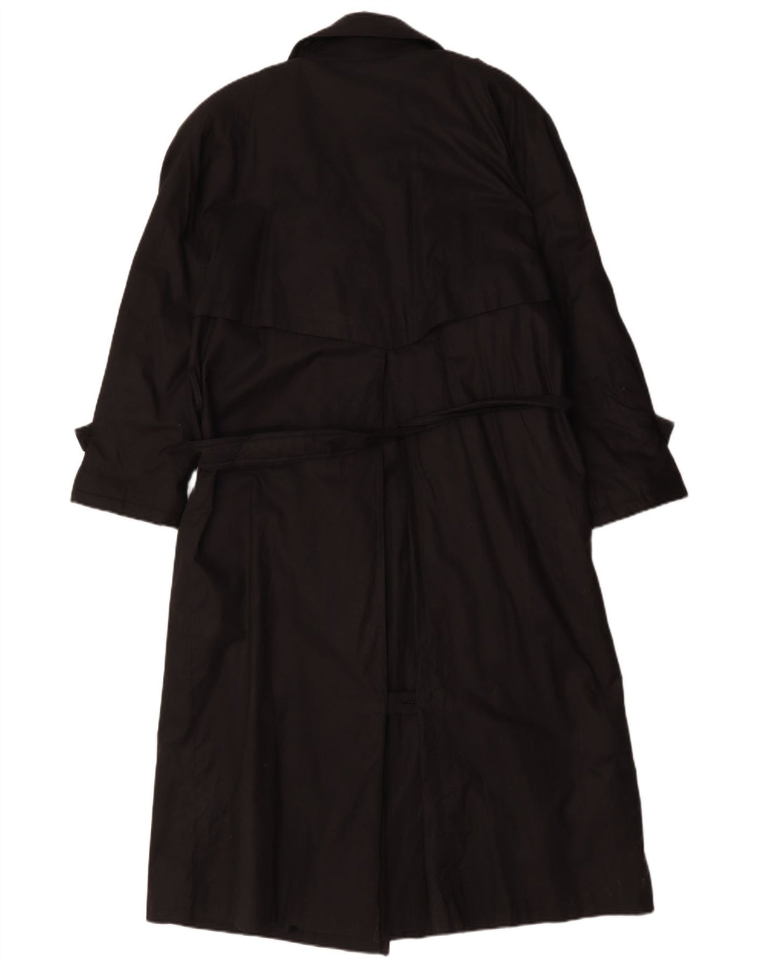 Vintage Womens Oversized Trench Coat UK 16 Large Black
