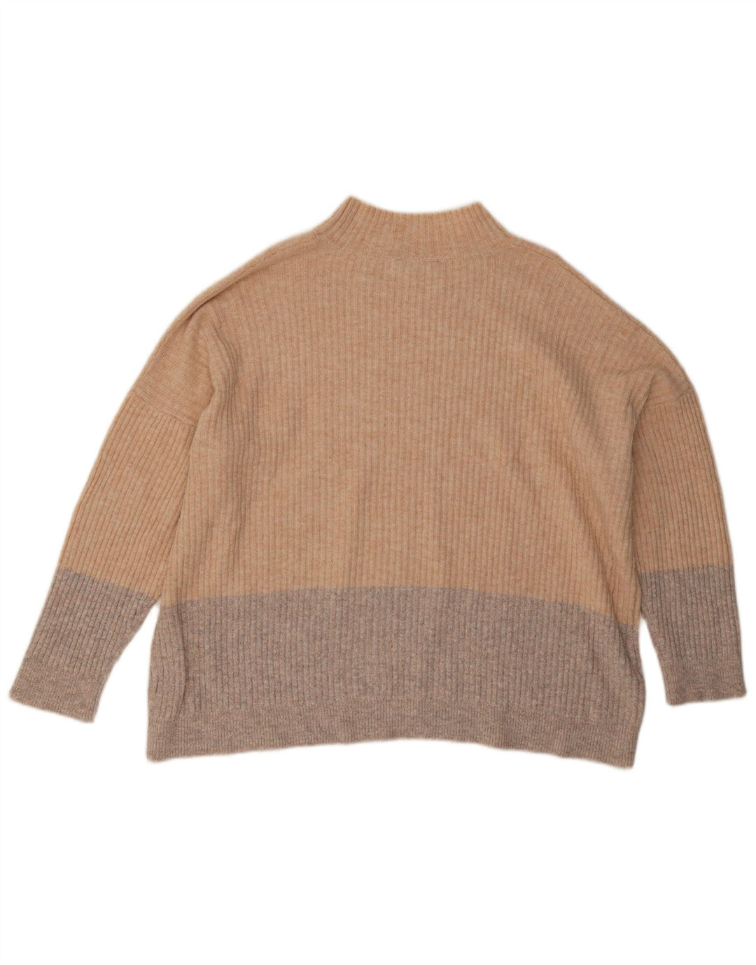 Marks & Spencer Womens Turtle Neck Jumper Sweater UK 18 XL Beige