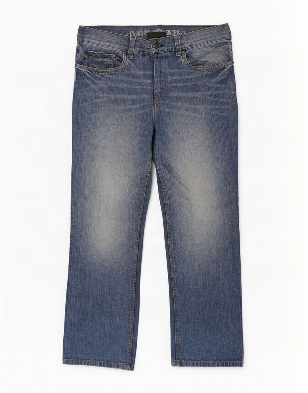 Męskie proste dżinsy Dickies W33 L32 Niebieskie bawełniane