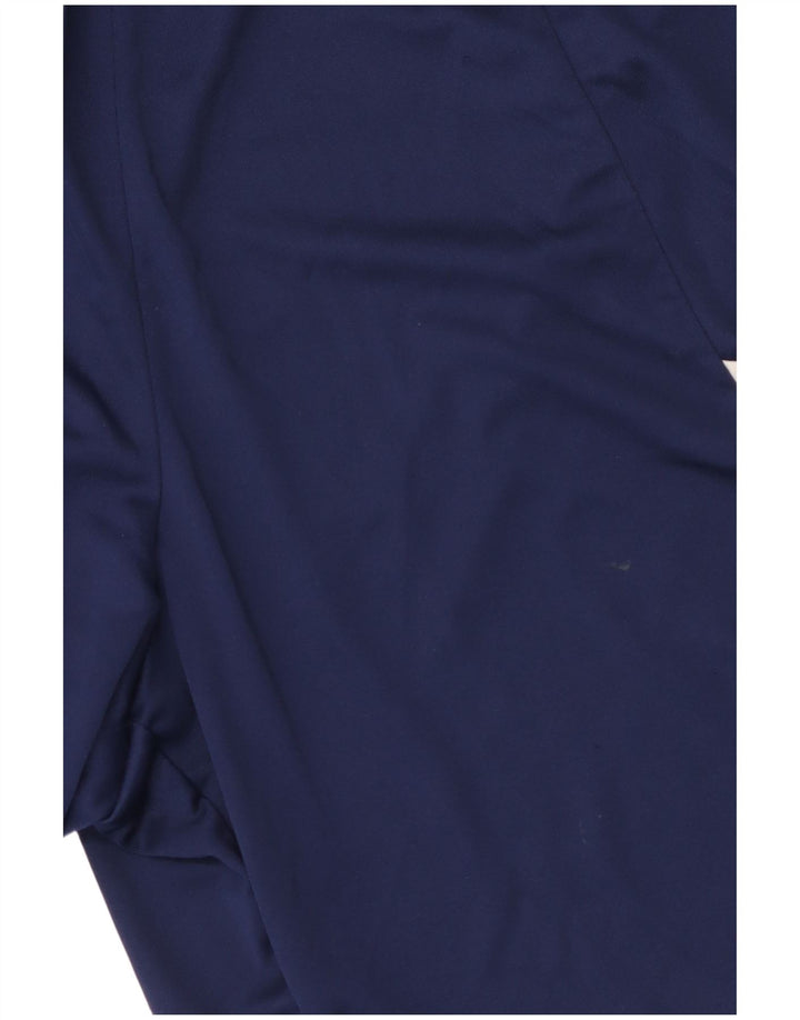 Adidas Mens Climalite Sport Shorts Large  Navy Blue Colourblock Polyester