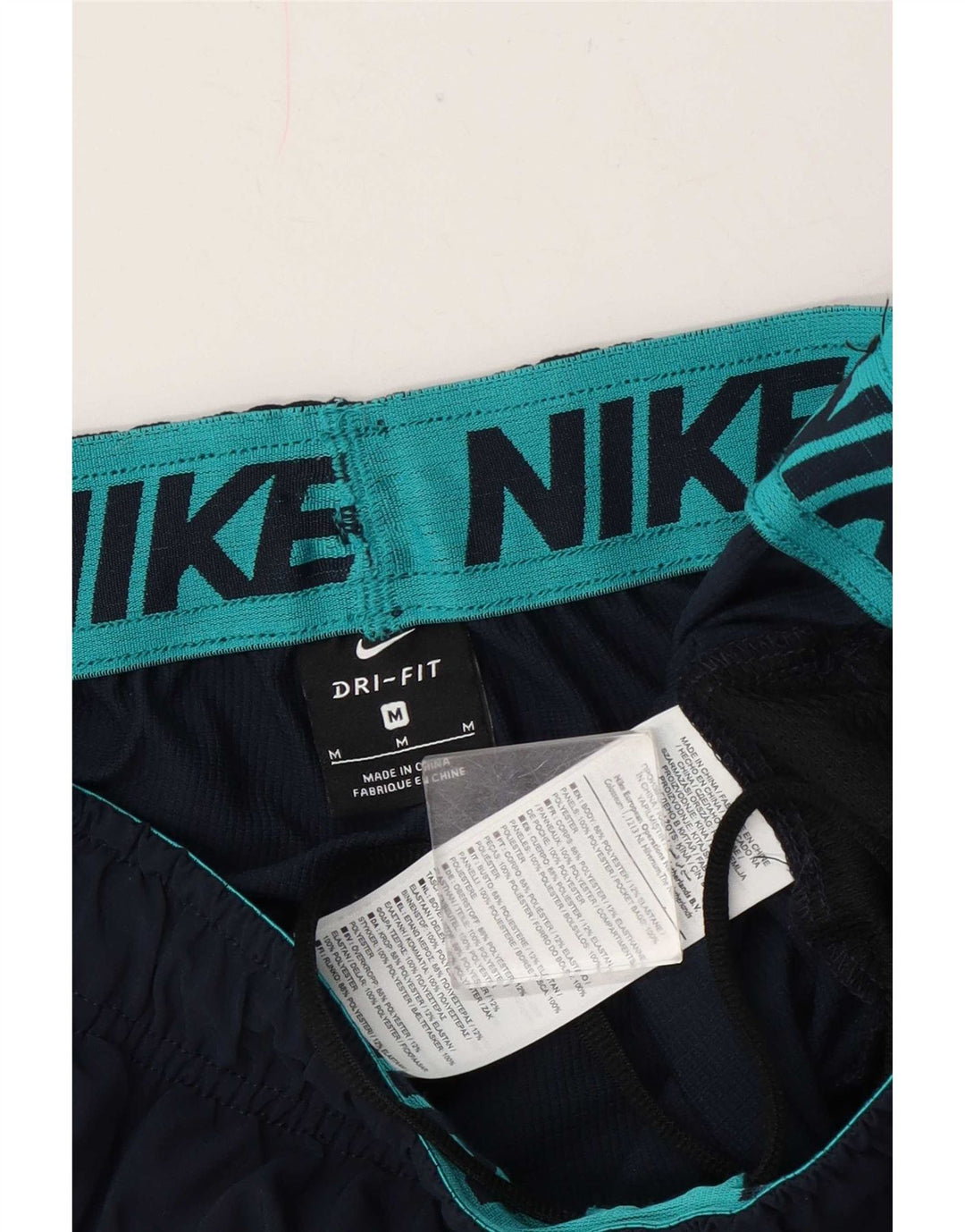 Nike Mens Graphic Tracksuit Trousers Joggers Medium Navy Blue Polyester