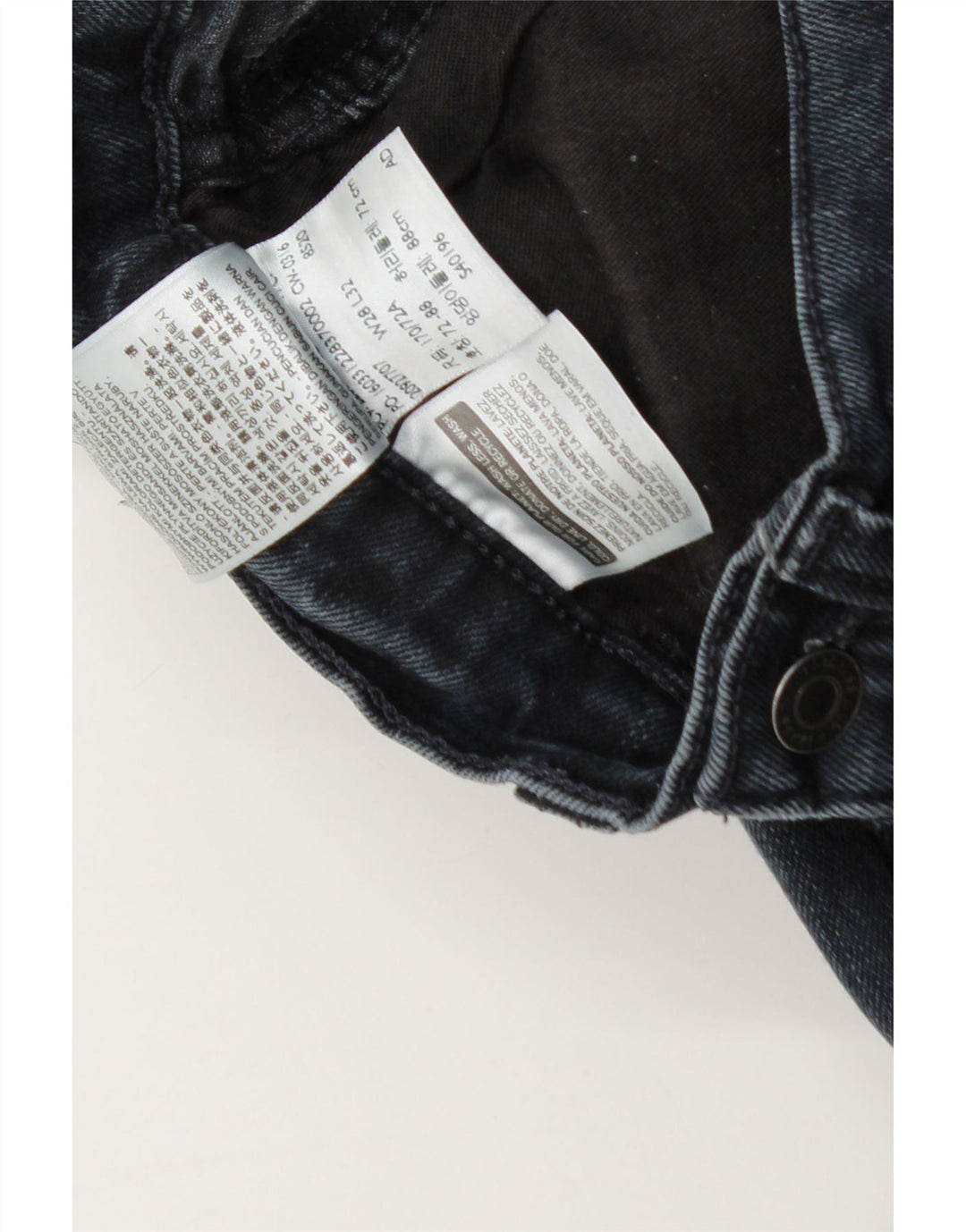 Levi's Mens 522 Slim Jeans W28 L25 Navy Blue Cotton