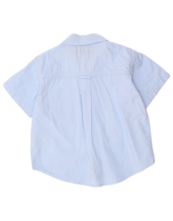 Timberland Baby-Jungen-Kurzarmshirt, 9–12 Monate, blaue Baumwolle