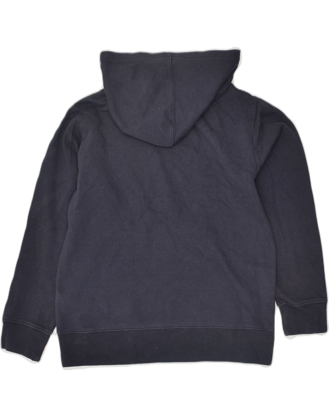 CHAMPION Boys Graphic Hoodie Jumper 12-13 Years Large Navy Blue Cotton | Vintage Champion | Thrift | Second-Hand Champion | Used Clothing | Messina Hembry 