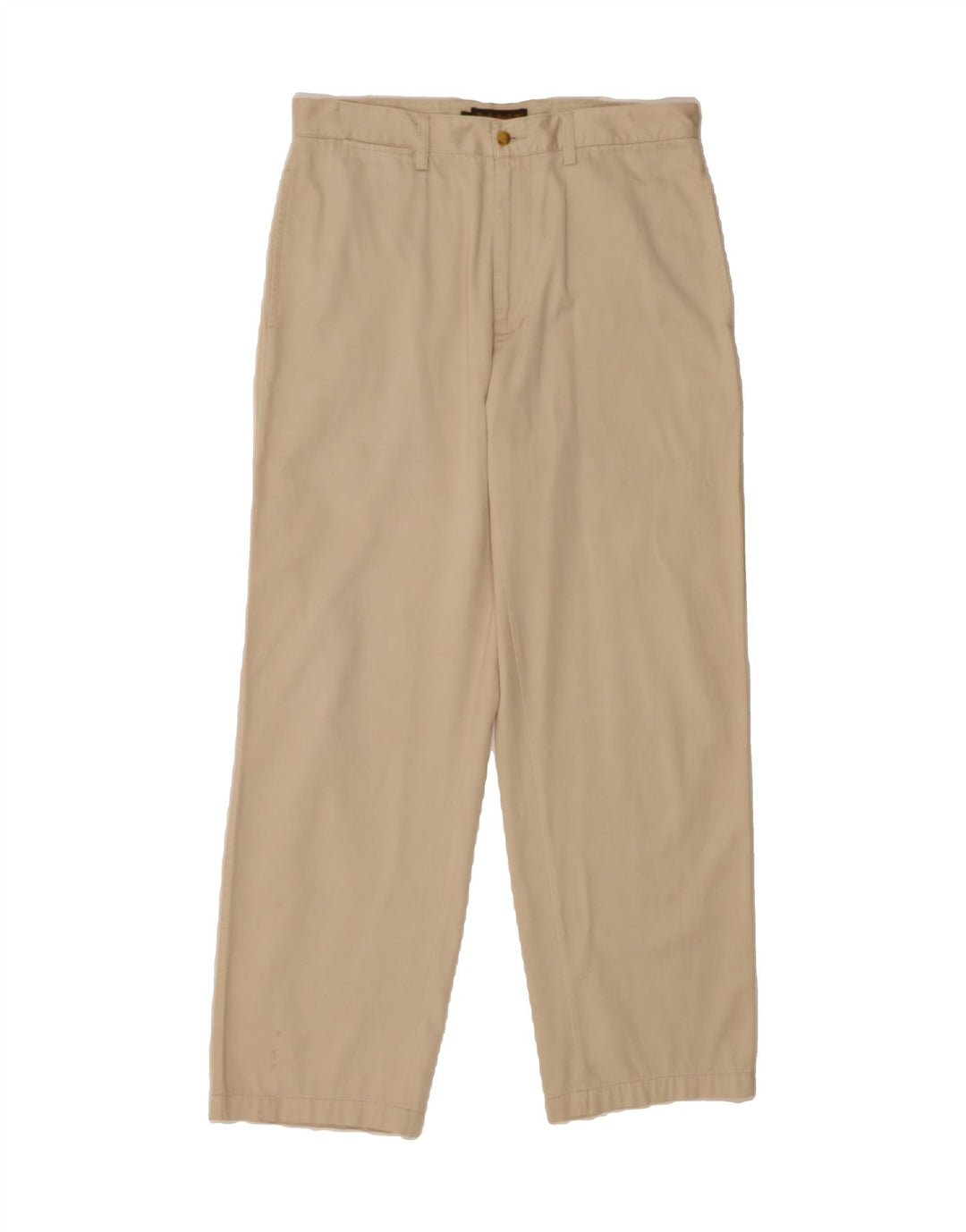 TIMBERLAND Mens Straight Chino Trousers W33 L30 Beige Cotton Vintage Timberland and Second-Hand Timberland from Messina Hembry 