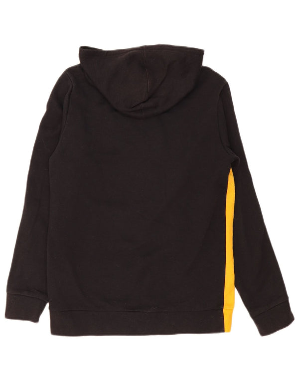 Champion Boys Graphic Zip Hoodie Sweater 13-14 Years XL Black Colourblock