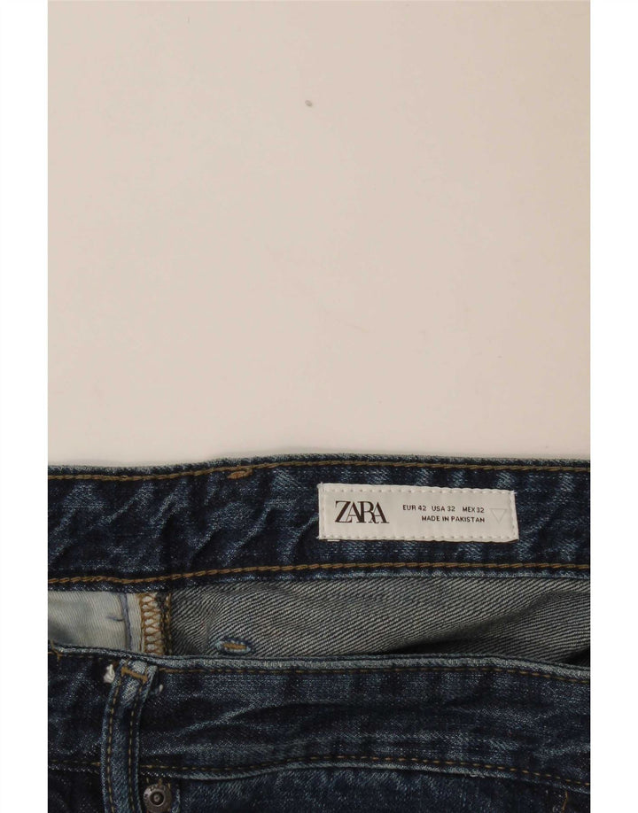 Zara Mens Tapered Jeans EU 42 Large W32 L28 Blue