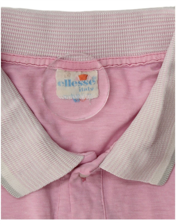 Ellesse Mens Polo Shirt IT 58 2XL Pink
