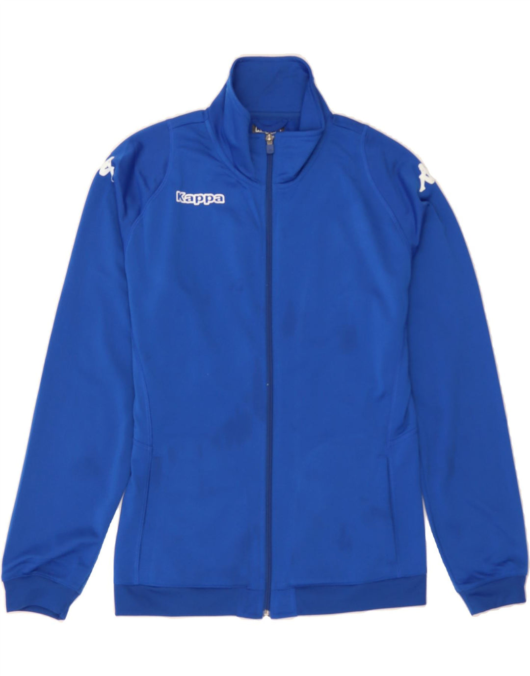 KAPPA Boys Tracksuit Top Jacket 13-14 Years Blue Polyester Vintage Kappa and Second-Hand Kappa from Messina Hembry 