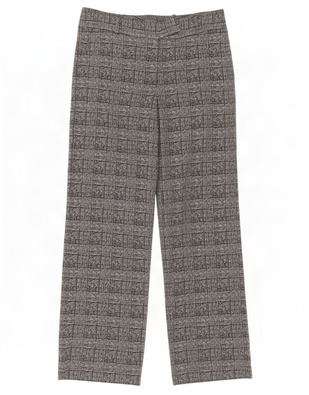 Marks & Spencer Pantalon de costume pour femme UK 14 Large W34 L32 Gris à carreaux