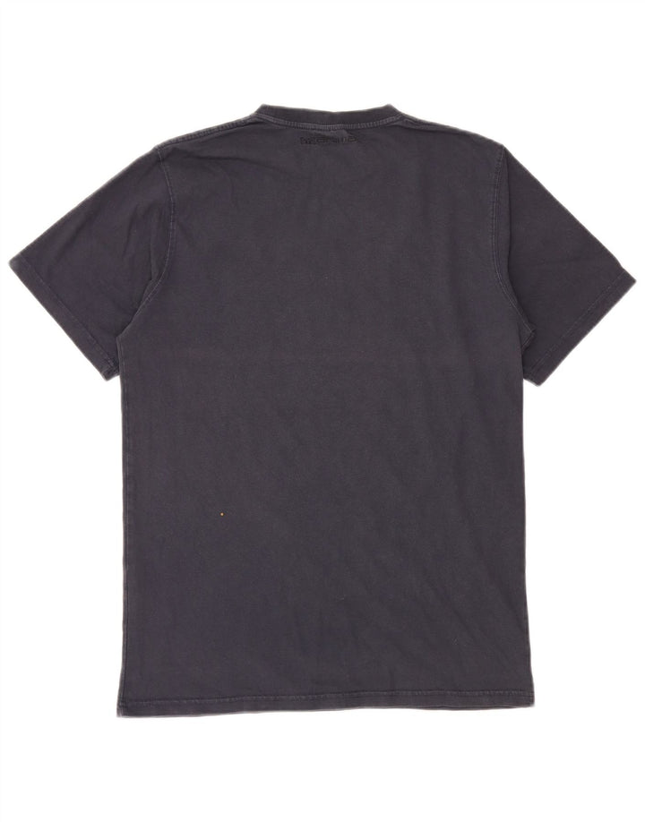 Animal Mens Graphic T-Shirt Top Medium Navy Blue Cotton