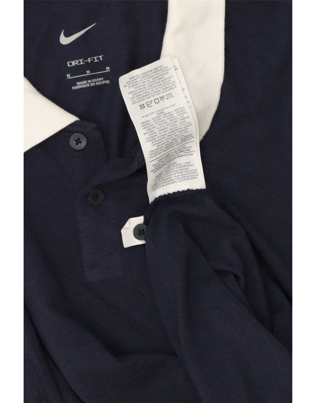 Nike Rugby poloshirt til mænd, medium marineblå polyester