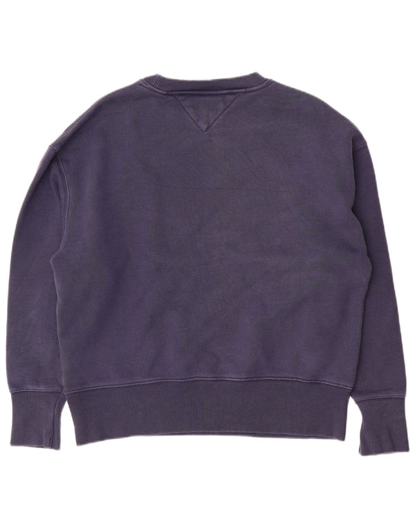 Tommy Hilfiger Mens Sweatshirt Jumper Medium Navy Blue Cotton