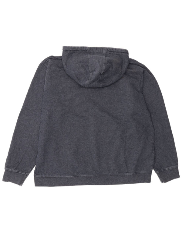 Animal Damen-Kapuzenpullover mit Grafik, übergroß, UK 16, Größe L, Marineblau, Baumwolle