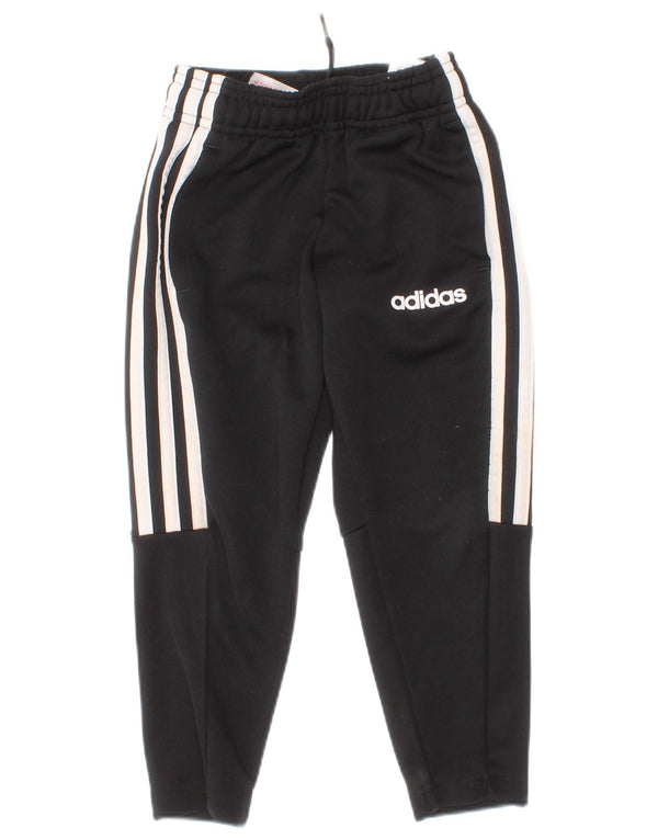 Adidas Boys Tracksuit Trousers 2-3 Years  Black Polyester Sports