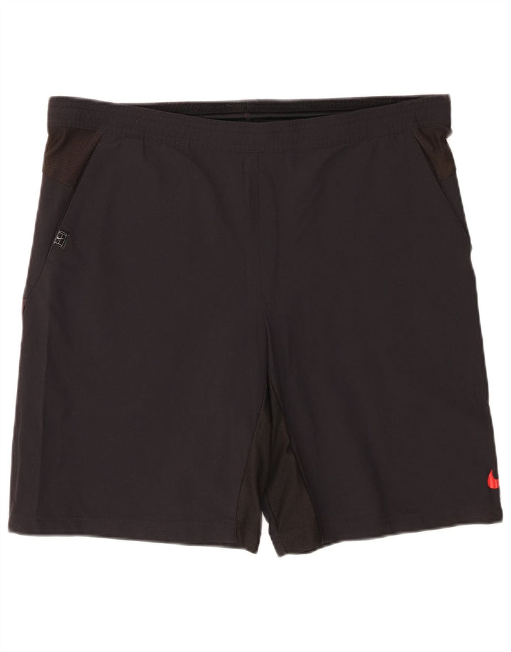 Nike Mens Sport Shorts Medium Black Colourblock Nylon