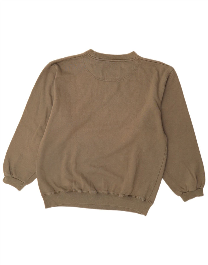 CHAMPION Mens Sweatshirt Jumper Medium Brown Cotton