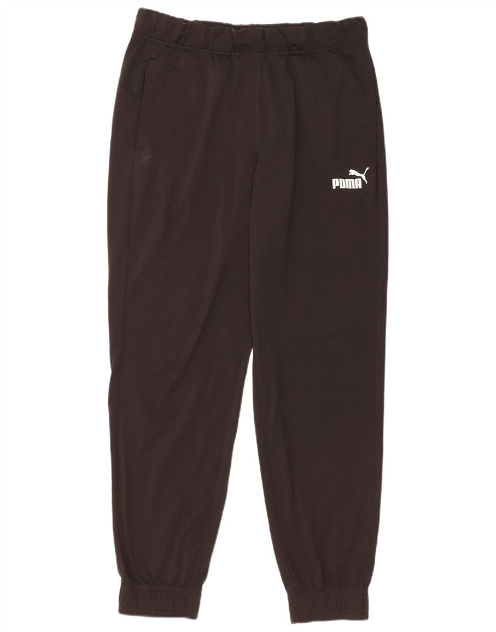 Puma Mens Tracksuit Trousers Joggers Medium Black Polyester