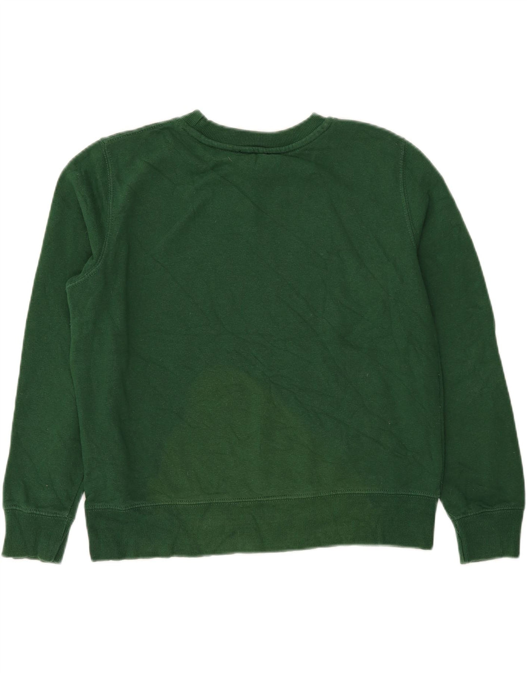 Zara Womens Sweatshirt Jumper UK 16 Large Green Cotton