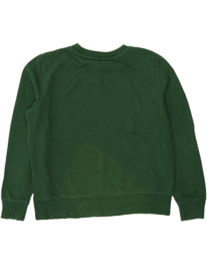 Zara Womens Sweatshirt Jumper UK 16 Large Green Cotton