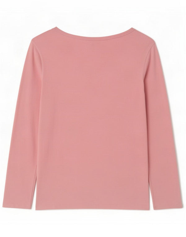 Gap Top da donna a maniche lunghe UK 14 Large Pink Cotton