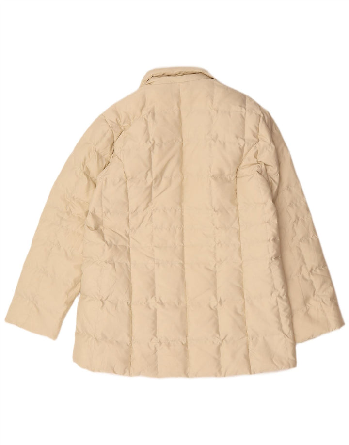 Sergio Tacchini Chaqueta Acolchada Mujer UK 40 XL Poliamida Blanco Roto