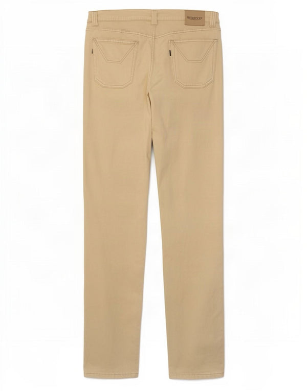 Vaqueros rectos para hombre Jeckerson W38 L35 Algodón beige