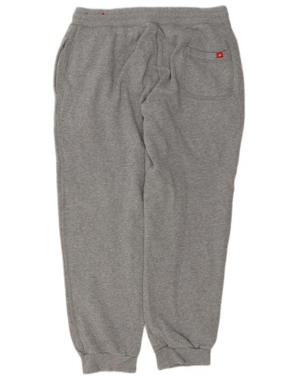 Pantaloni da tuta da uomo Nike Joggers grandi in cotone chiazzato grigio