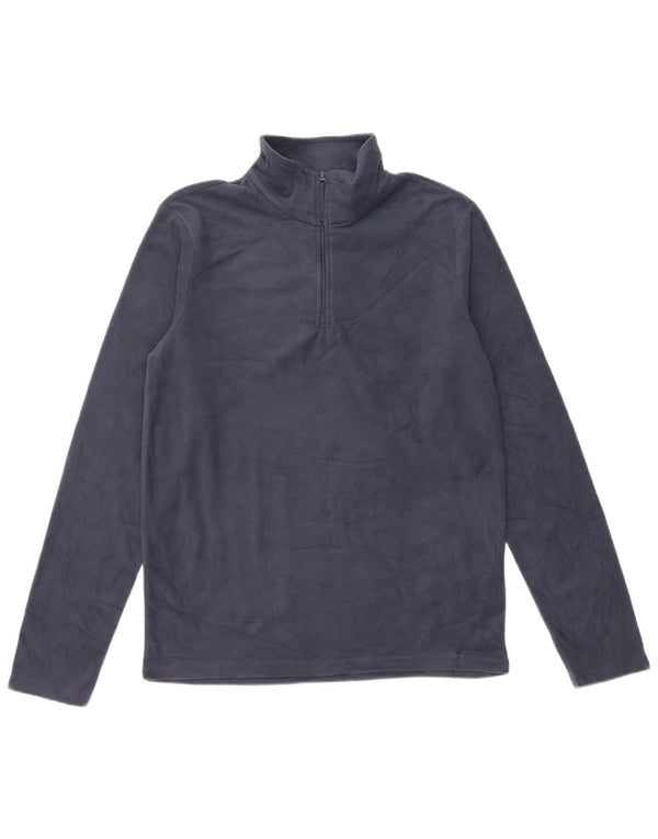 Jersey de forro polar con cuello y cremallera para hombre de Mountain Warehouse XS Poliéster azul marino