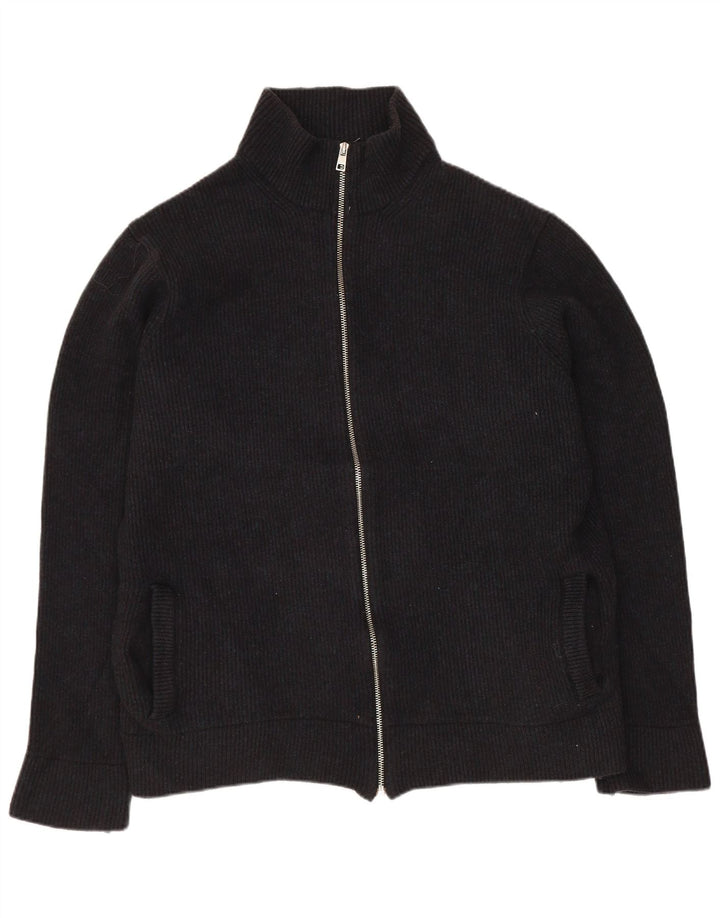 Marks & Spencer Womens Cardigan Sweater UK 18 XL Black Wool