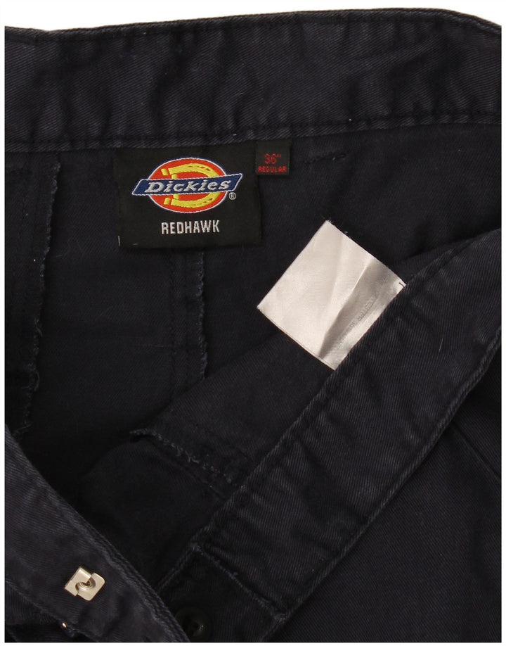 Dickies Mens Redhawk Straight Cargo Trousers W36 L31 Navy Blue