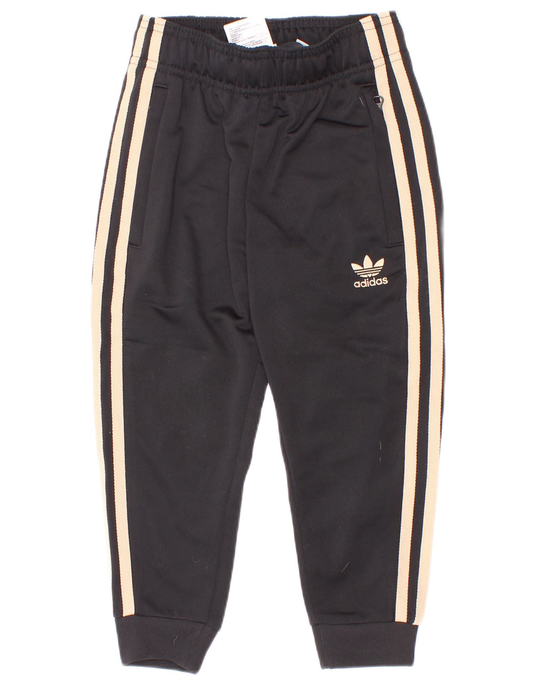 Adidas Boys Tracksuit Trousers Joggers 3-4 Years Black Polyester
