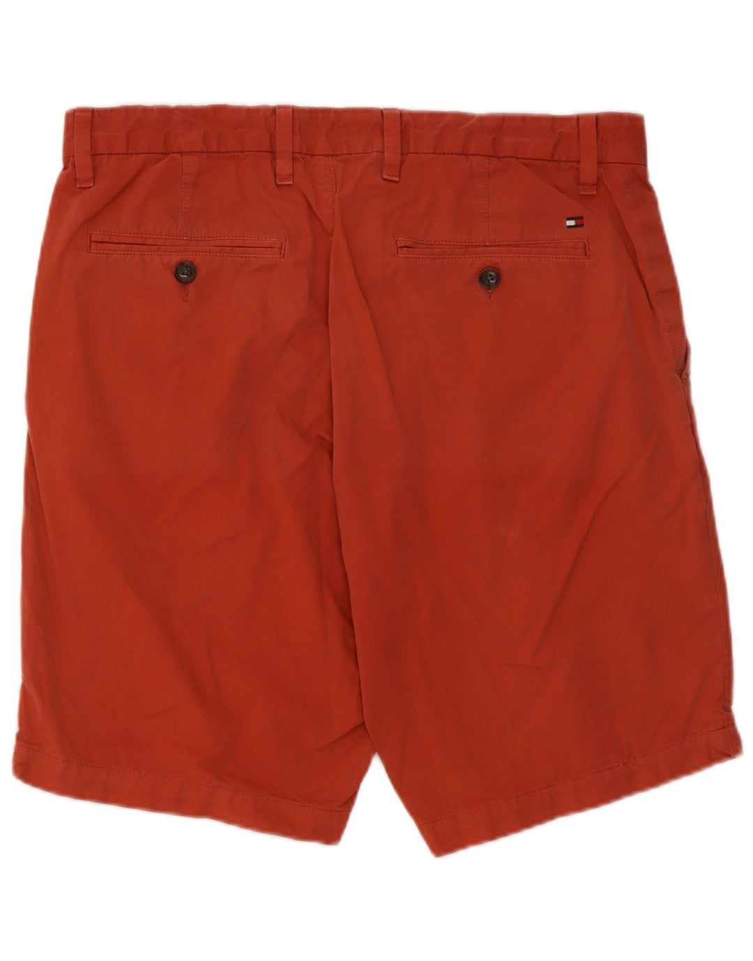 Tommy Hilfiger Mens Chino Shorts W33 Medium Red Cotton