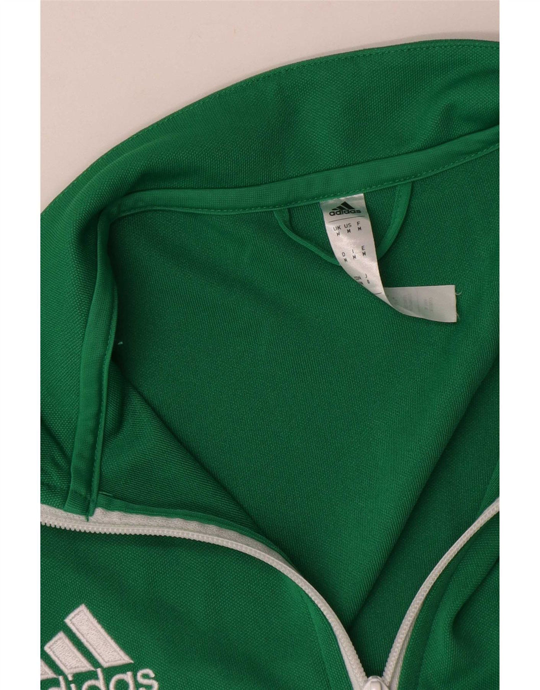 Giacca superiore della tuta da uomo Adidas Aeroready in poliestere verde medio