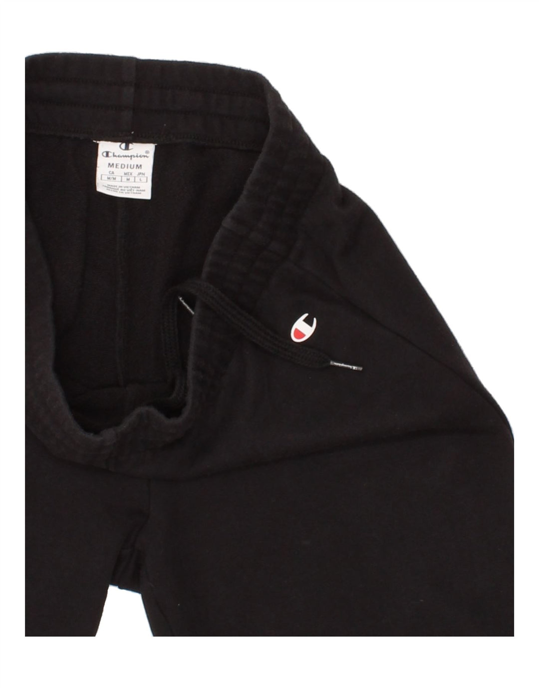 CHAMPION Womens Leggings UK 12 Medium  Black Vintage Champion and Second-Hand Champion from Messina Hembry 