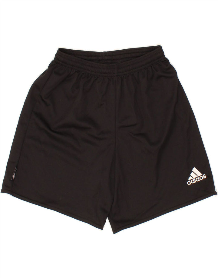 ADIDAS Mens Graphic Sport Shorts XS  Black Polyester Vintage Adidas and Second-Hand Adidas from Messina Hembry 
