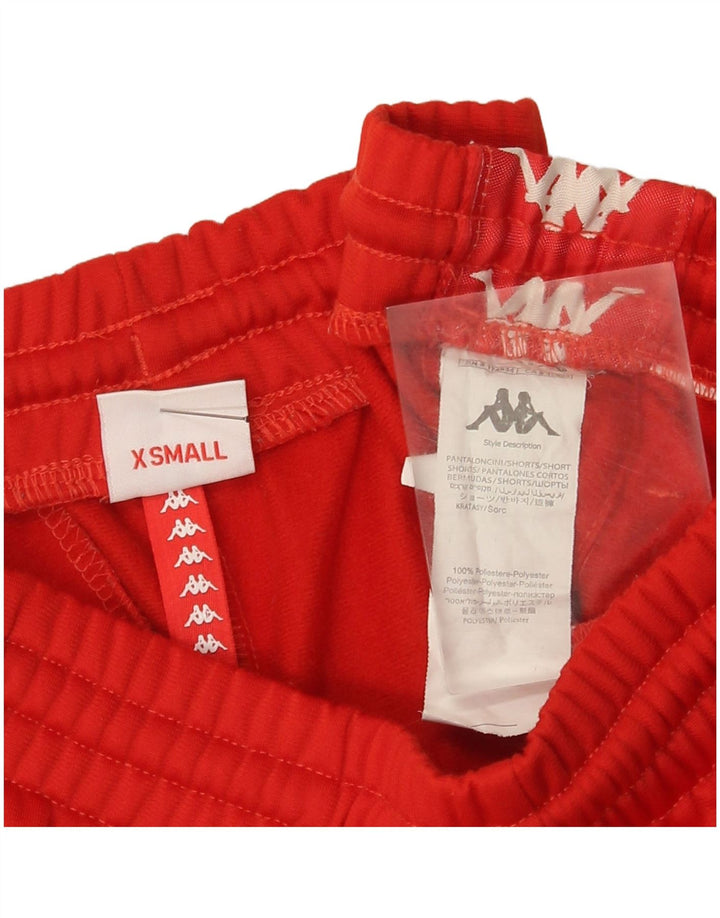 Kappa Herren Graphic Sport Shorts XS Rot Polyester