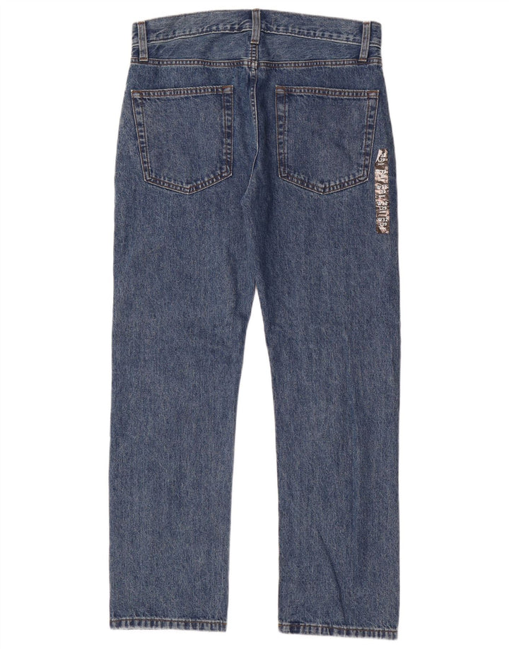 Jeans dritti da uomo Marks & Spencer W32 L29 cotone blu