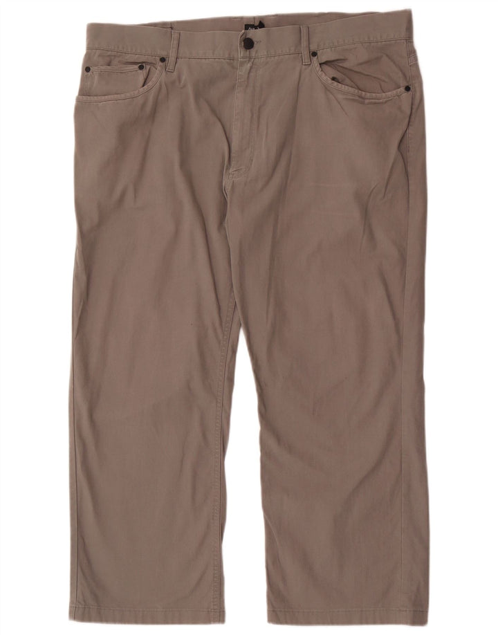 Marks & Spencer Herre Autograph Straight Cropped Trousers W40 L25 Grå