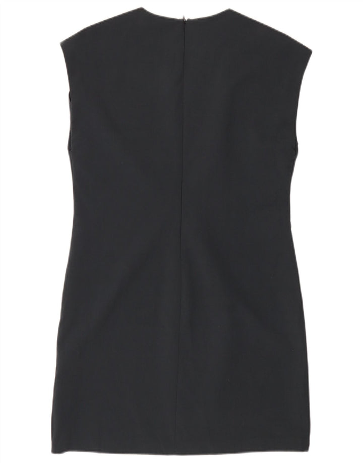 Abito tubino Zara da donna UK 12 poliestere blu navy medio