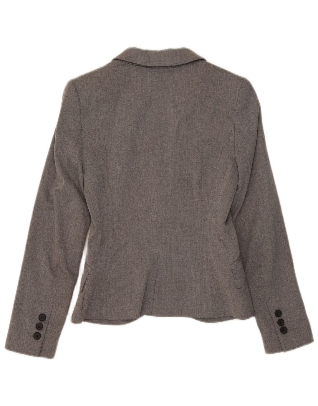Zara Womens 1 Button Blazer Jacket UK 6 XS Grey