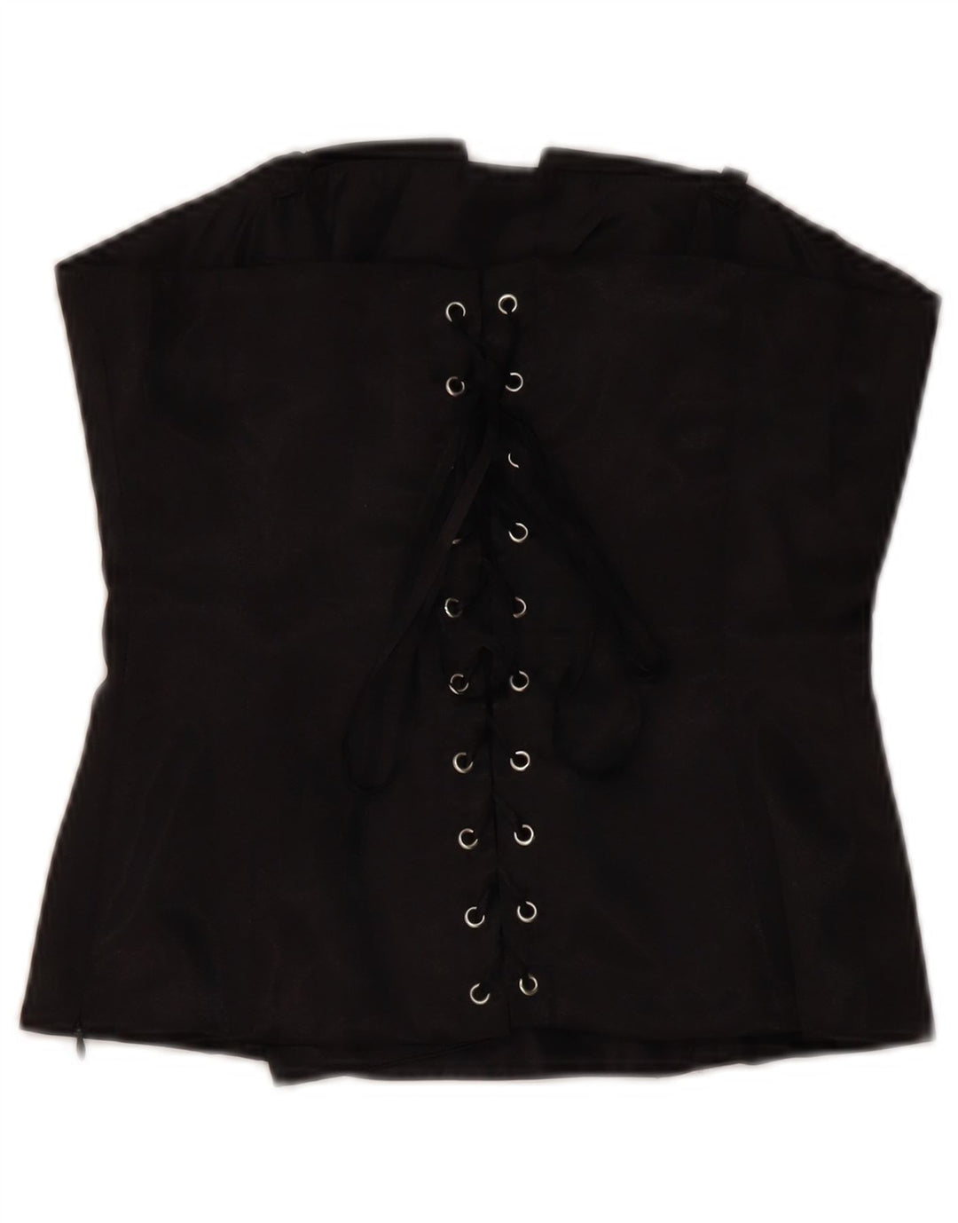 VENUS Womens Corset Top UK 8 Small Black Polyester