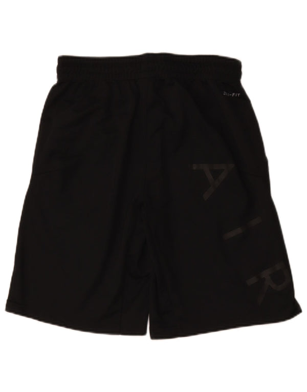 Jordan Herre Dri Fit grafiske sportsshorts mellem sort polyester