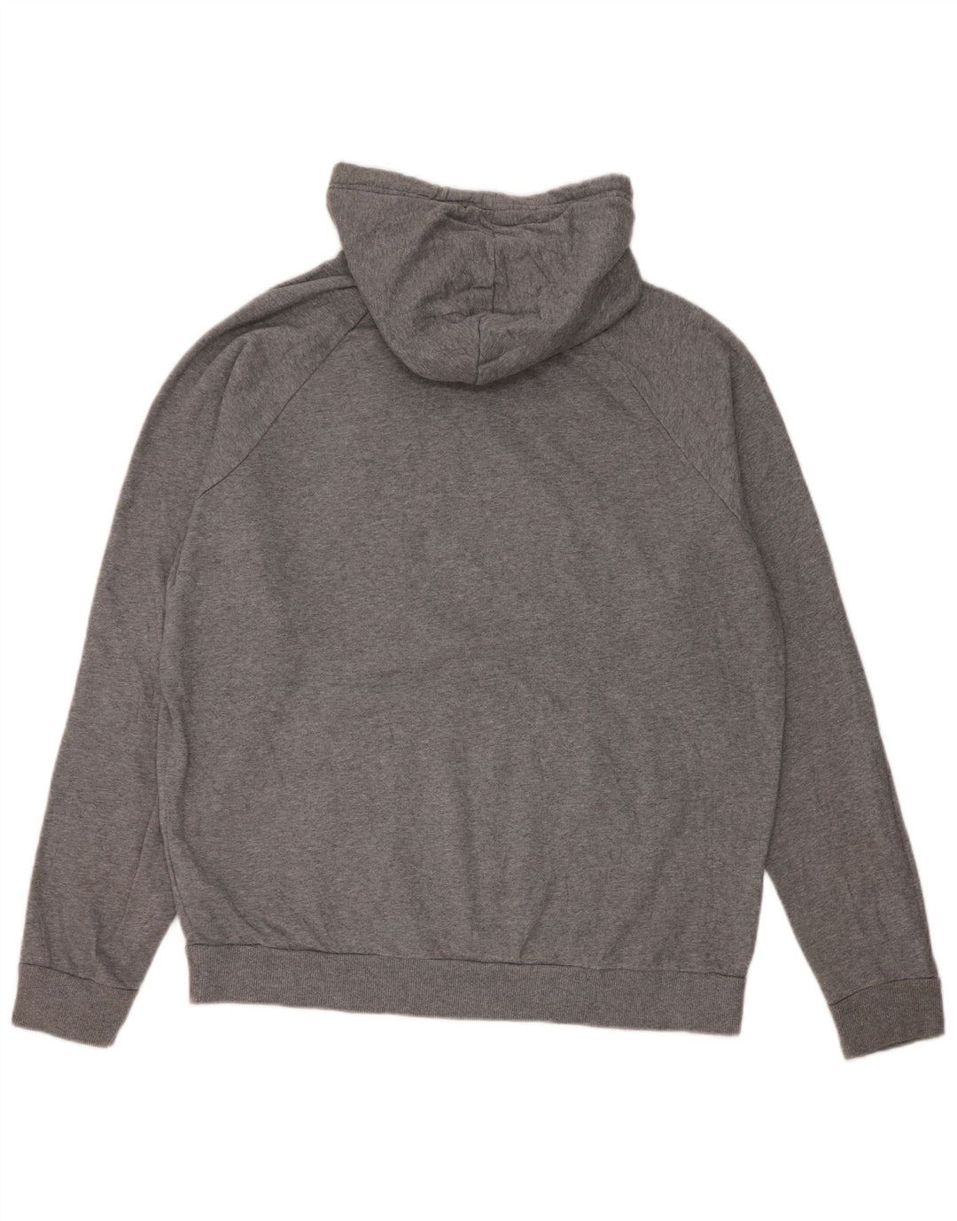 Under Armour Mens Graphic Hoodie Jumper Large Grey Cotton