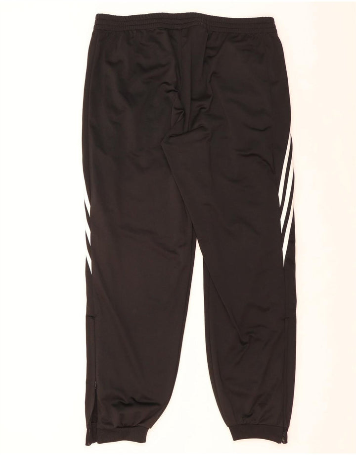 Adidas Mens Tracksuit Trousers Joggers XL  Black Polyester