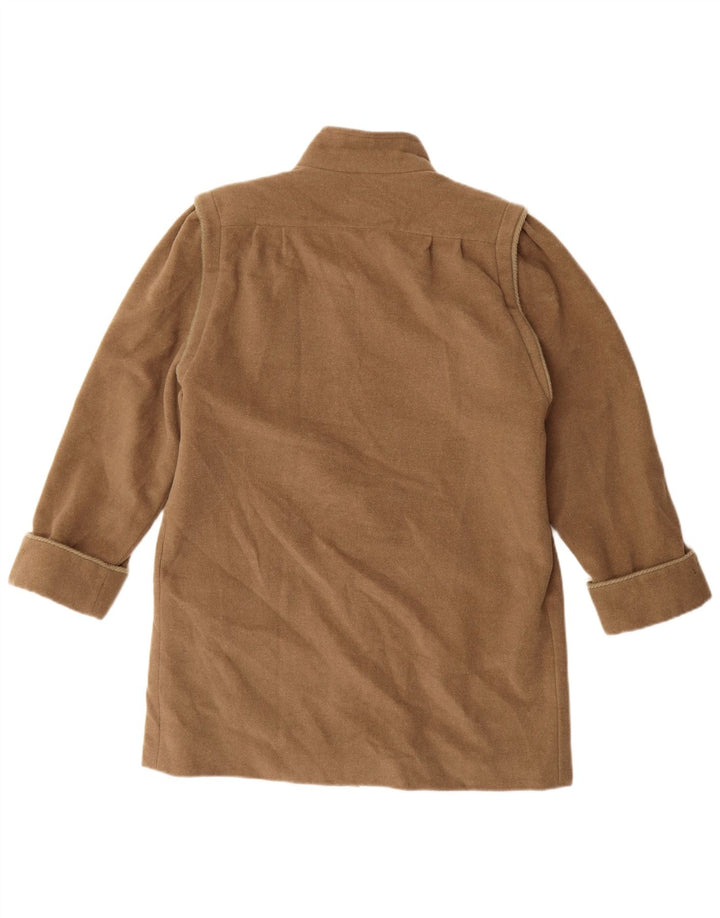 Cappotto vintage da donna UK 16 grande beige