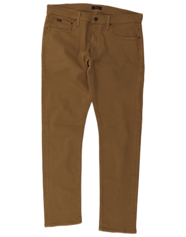 Polo Ralph Lauren Ανδρικό Slim Jeans W34 L32 Μπεζ βαμβακερό