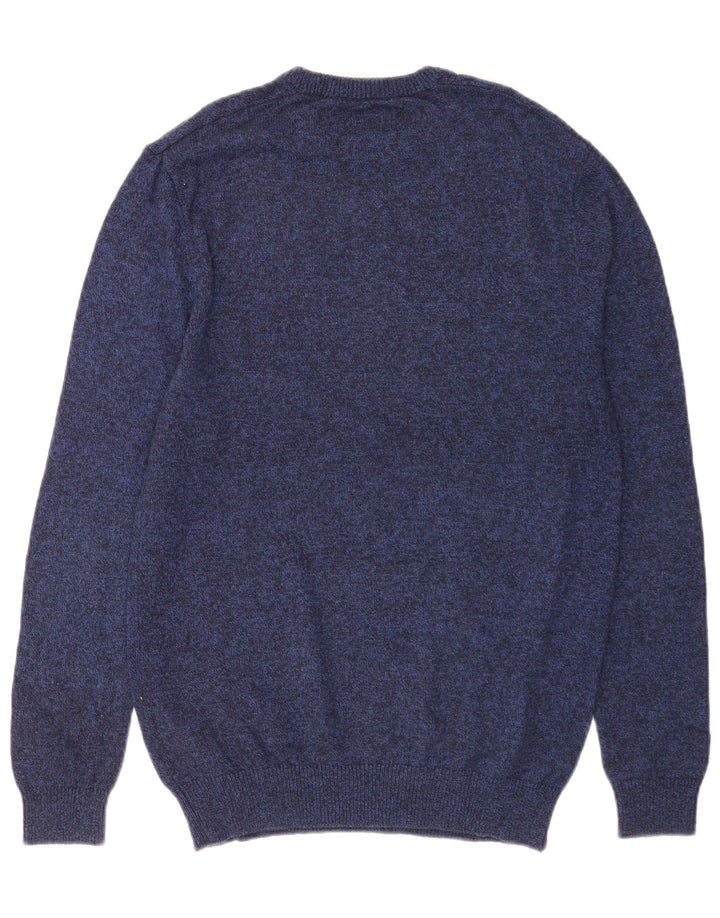 Jack Wills Mens Crew Neck Jumper Sweater Medium Navy Blue Flecked