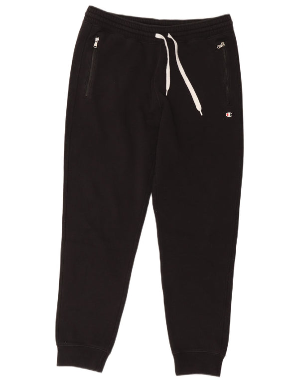 Champion Womens Tracksuit Trousers Joggers UK 14 Large Black